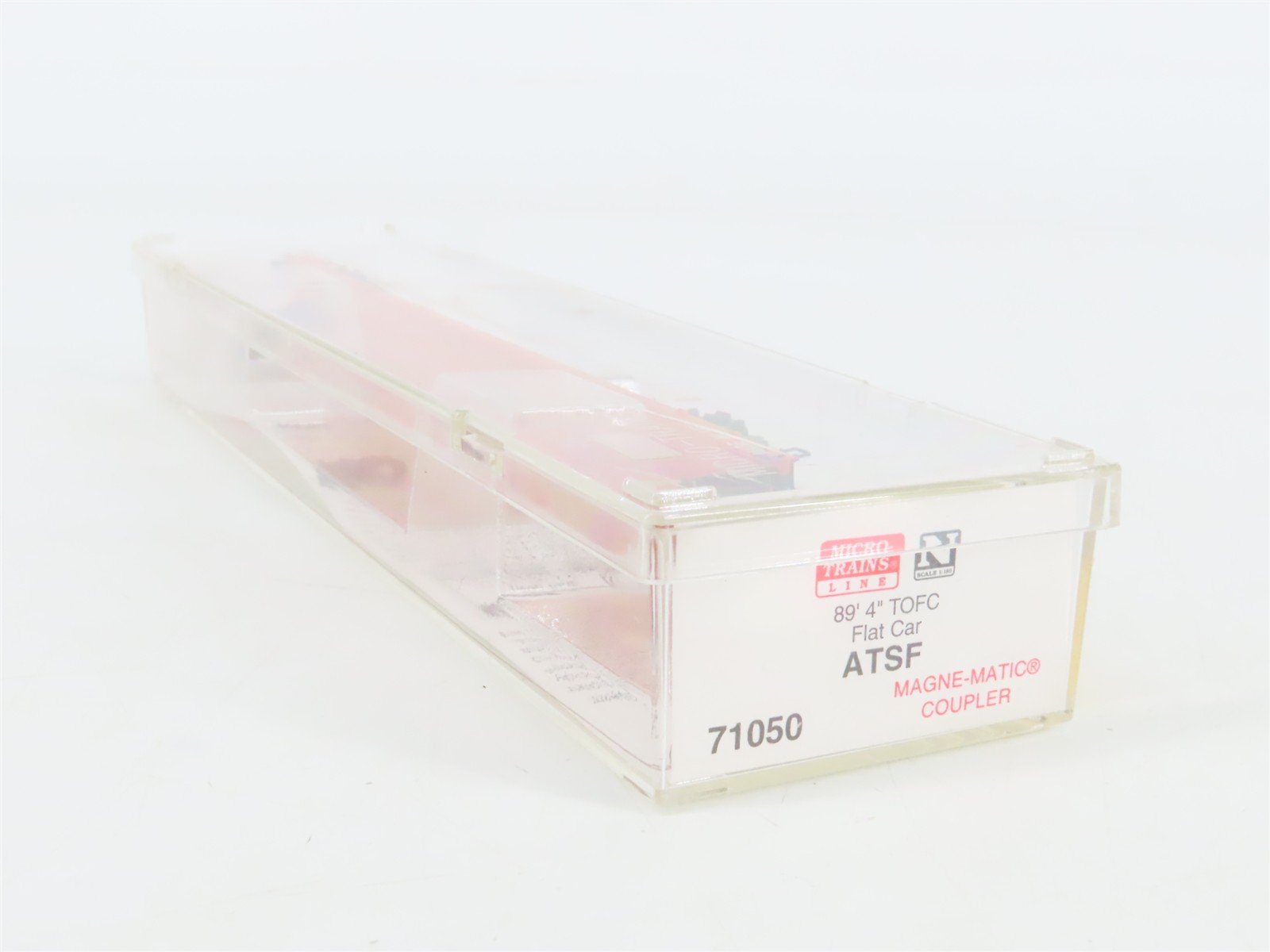 N Scale Micro-Trains 71050 ATSF Santa Fe 89' TOFC Flat Car 295009 RTR