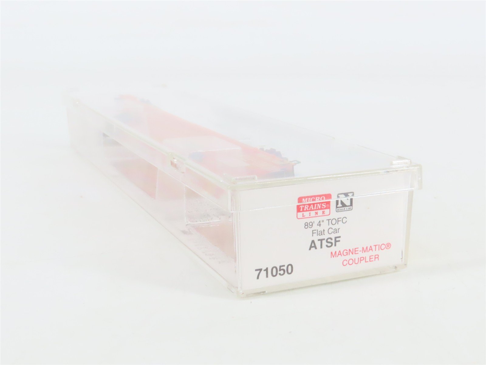 N Scale Micro-Trains 71050 ATSF Santa Fe 89' TOFC Flat Car 295009 RTR