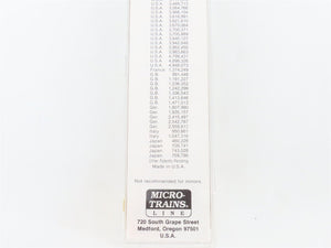 N Scale Micro-Trains 71010 TTAX Trailer Train 89' Flat Car 970253 RTR