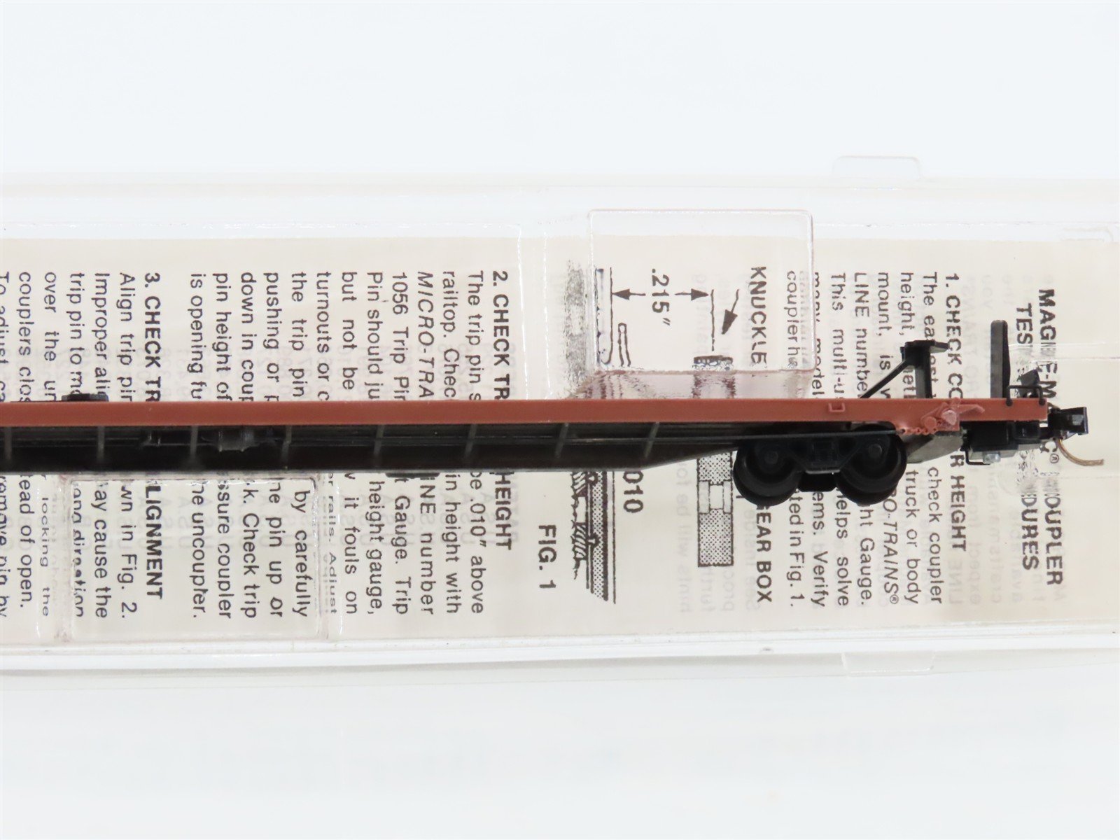 N Scale Micro-Trains 71000 Undecorated 89' Flat Car RTR