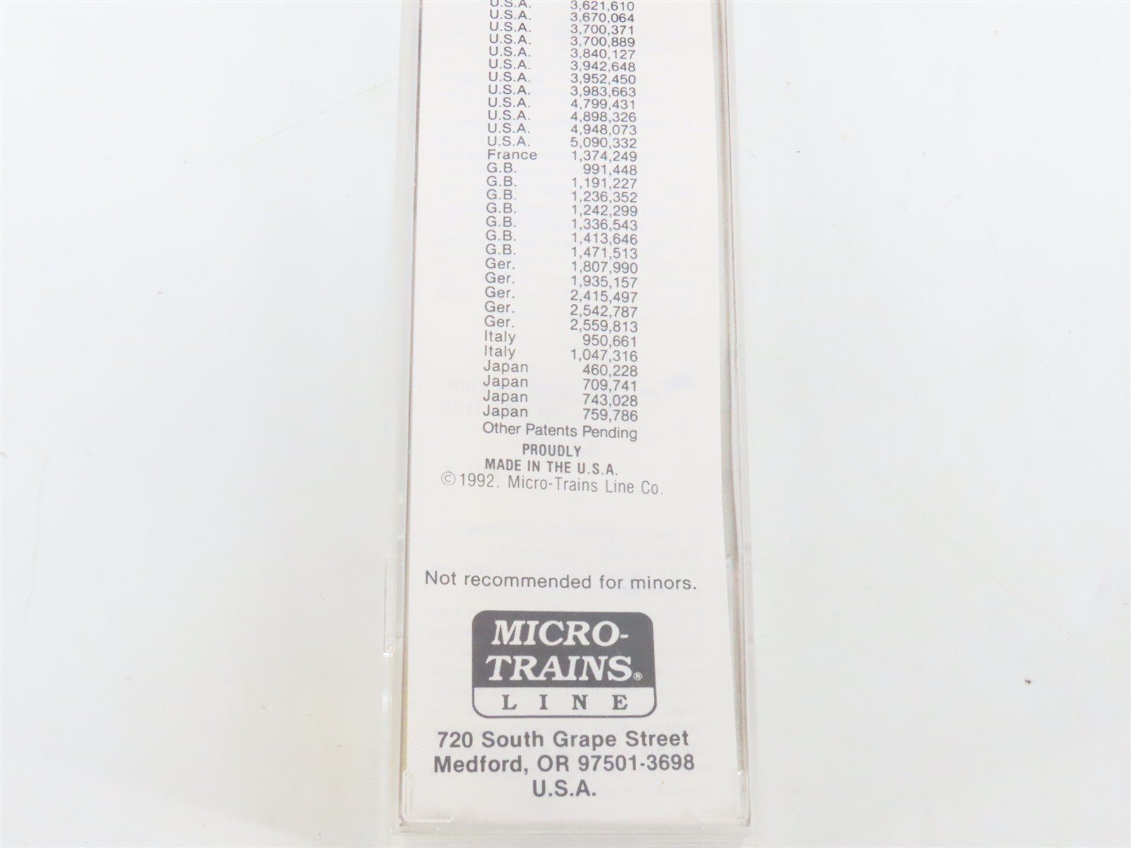 N Scale Micro-Trains 71000 Undecorated 89' Flat Car RTR