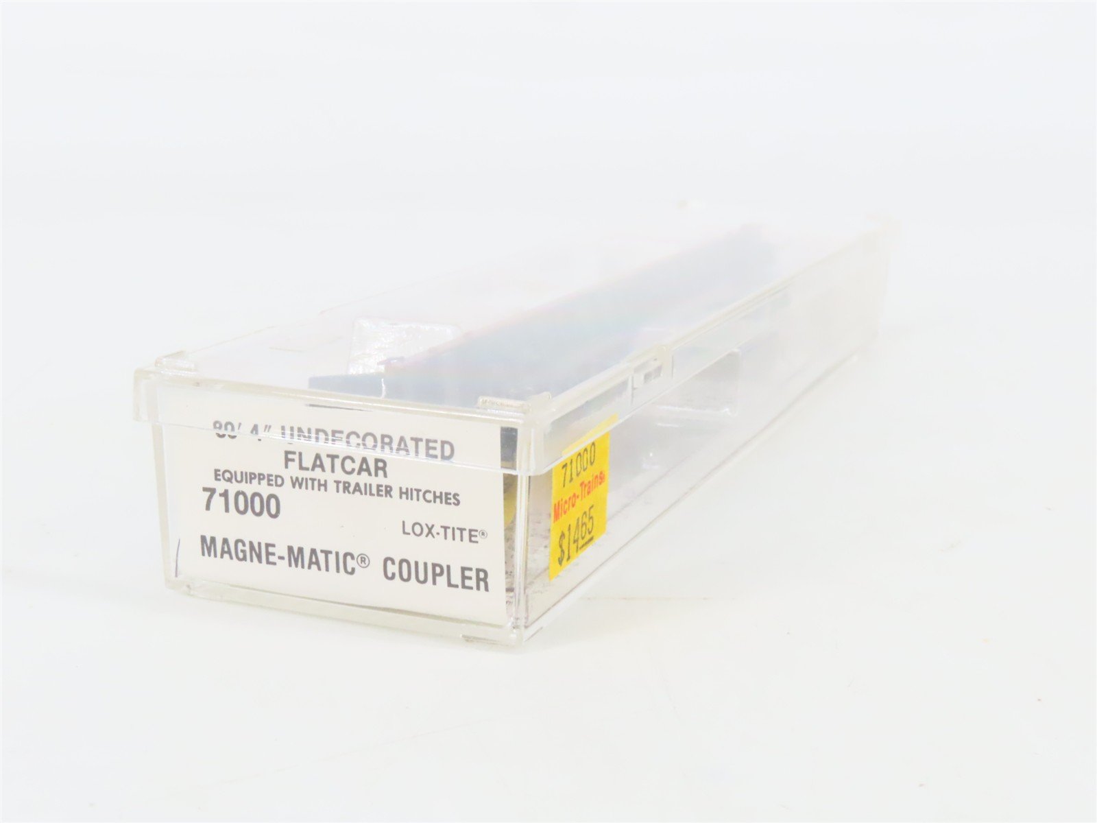 N Scale Micro-Trains 71000 Undecorated 89' Flat Car RTR