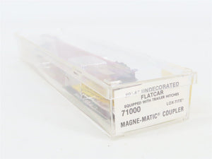 N Scale Micro-Trains 71000 Undecorated 89' Flat Car RTR