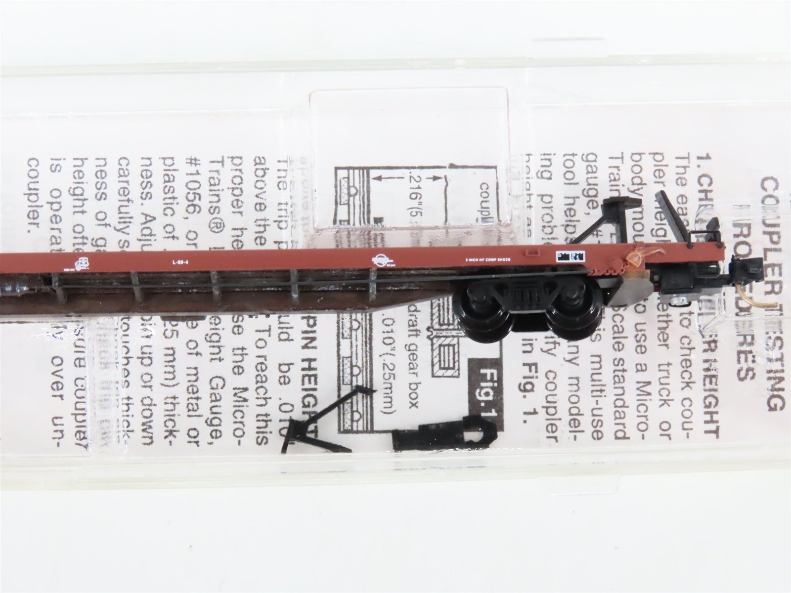N Scale Micro-Trains 71040 MP Missouri Pacific 89' TOFC Flat Car 838201 RTR