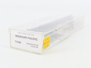 N Scale Micro-Trains 71040 MP Missouri Pacific 89' TOFC Flat Car 838201 RTR