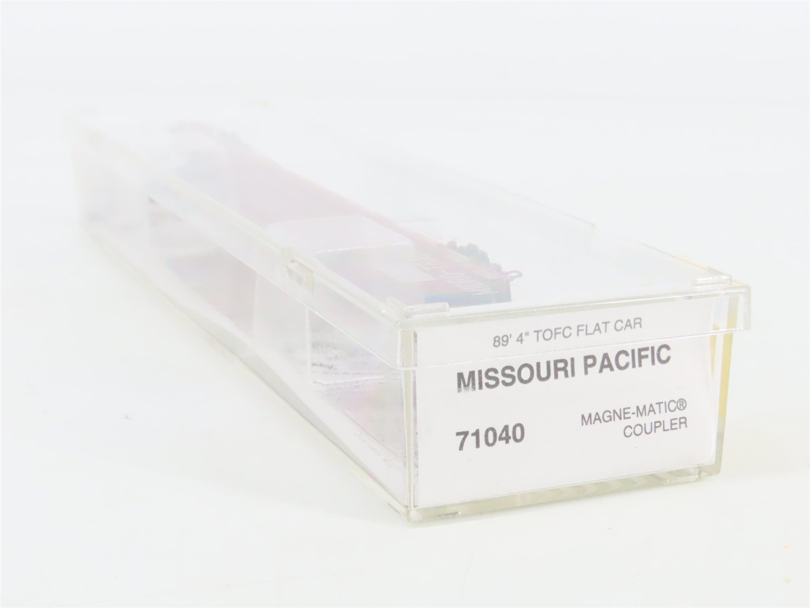 N Scale Micro-Trains 71040 MP Missouri Pacific 89' TOFC Flat Car 838201 RTR