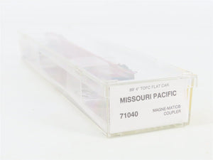 N Scale Micro-Trains 71040 MP Missouri Pacific 89' TOFC Flat Car 838201 RTR