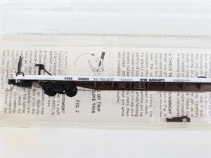 N Scale Micro-Trains 71030 ERES Erie Western 89' Flat Car 250015 RTR