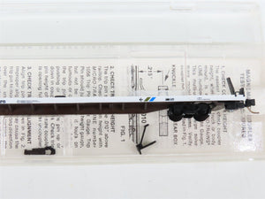 N Scale Micro-Trains 71030 ERES Erie Western 89' Flat Car 250015 RTR