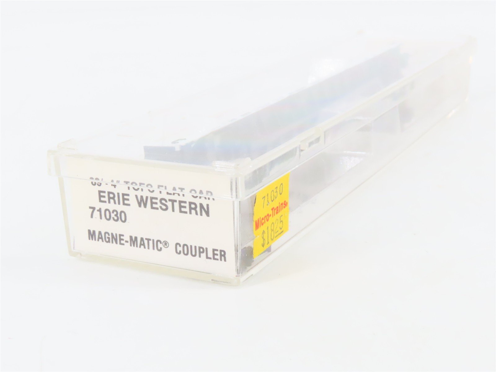N Scale Micro-Trains 71030 ERES Erie Western 89' Flat Car 250015 RTR