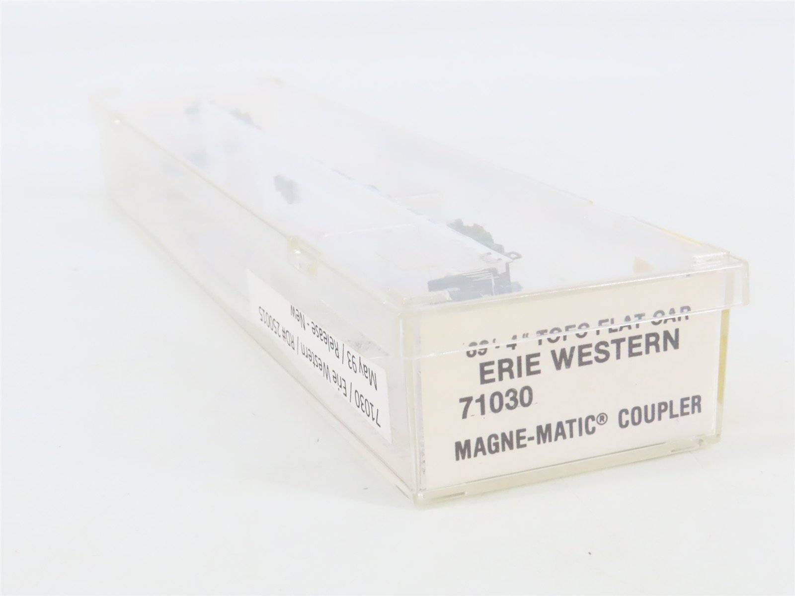 N Scale Micro-Trains 71030 ERES Erie Western 89' Flat Car 250015 RTR