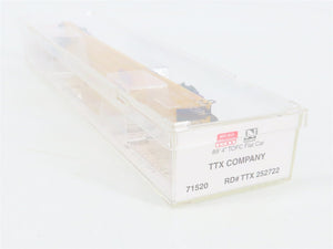 N Scale Micro-Trains 71520 TTX Company 89' TOFC Flat Car 252722 RTR