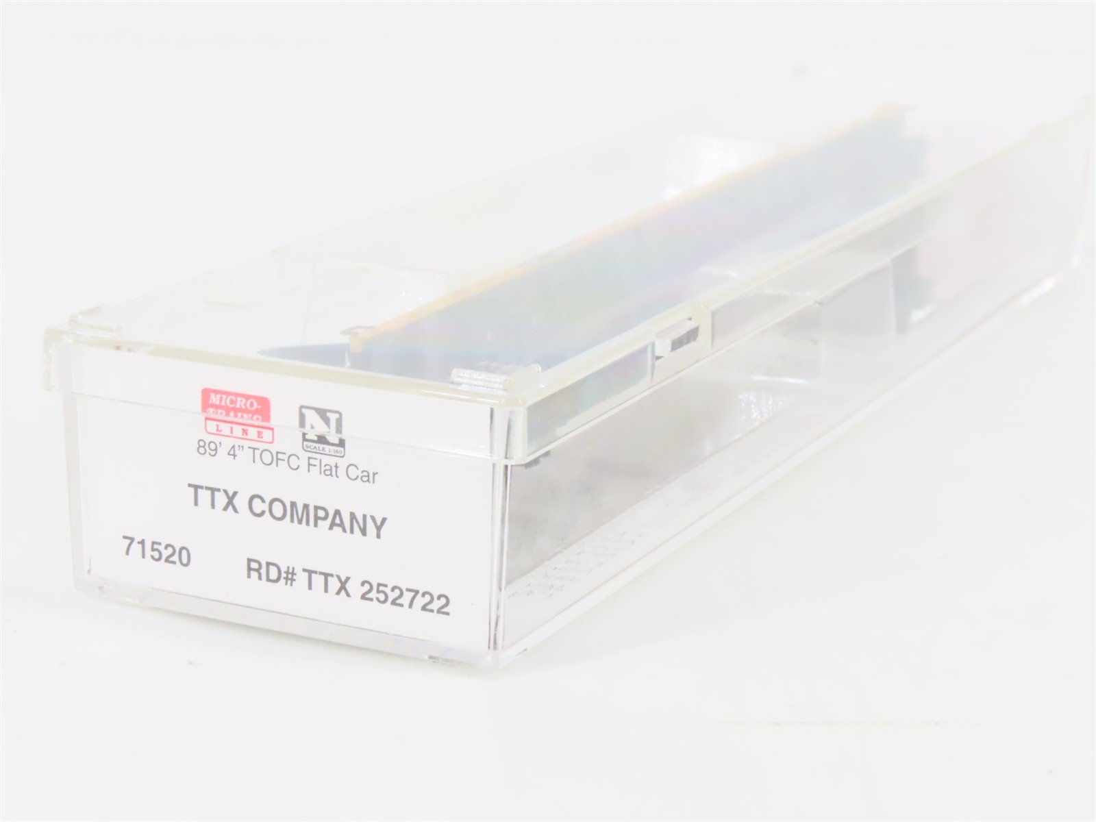 N Scale Micro-Trains 71520 TTX Company 89' TOFC Flat Car 252722 RTR