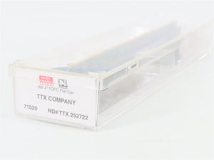 N Scale Micro-Trains 71520 TTX Company 89' TOFC Flat Car 252722 RTR