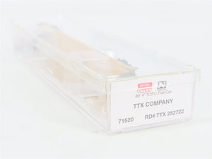 N Scale Micro-Trains 71520 TTX Company 89' TOFC Flat Car 252722 RTR