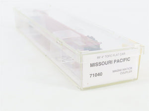 N Scale Micro-Trains 71040 MP Missouri Pacific 89' TOFC Flat Car 838201 RTR
