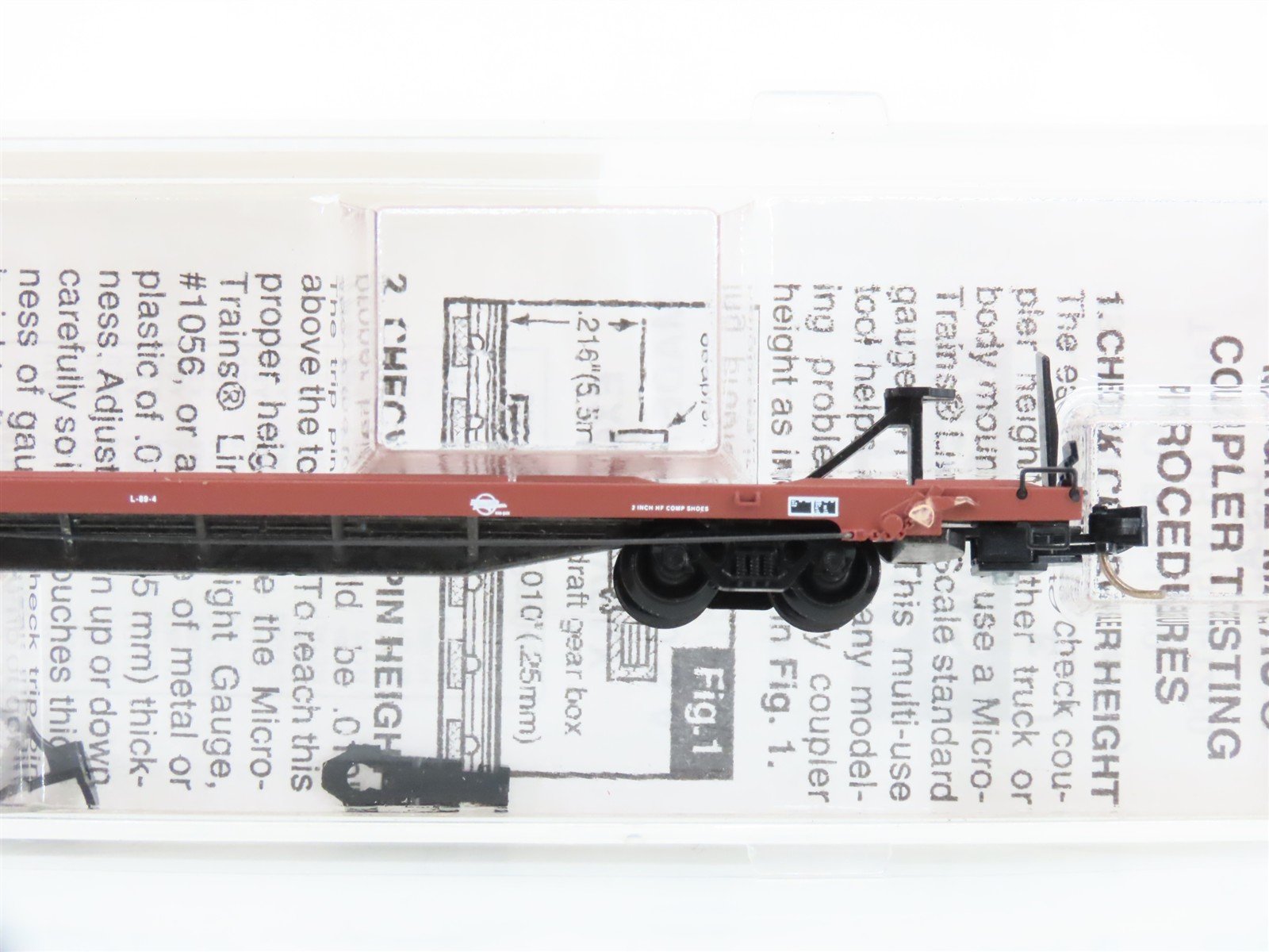 N Scale Micro-Trains 71040 MP Missouri Pacific 89' TOFC Flat Car 838201 RTR