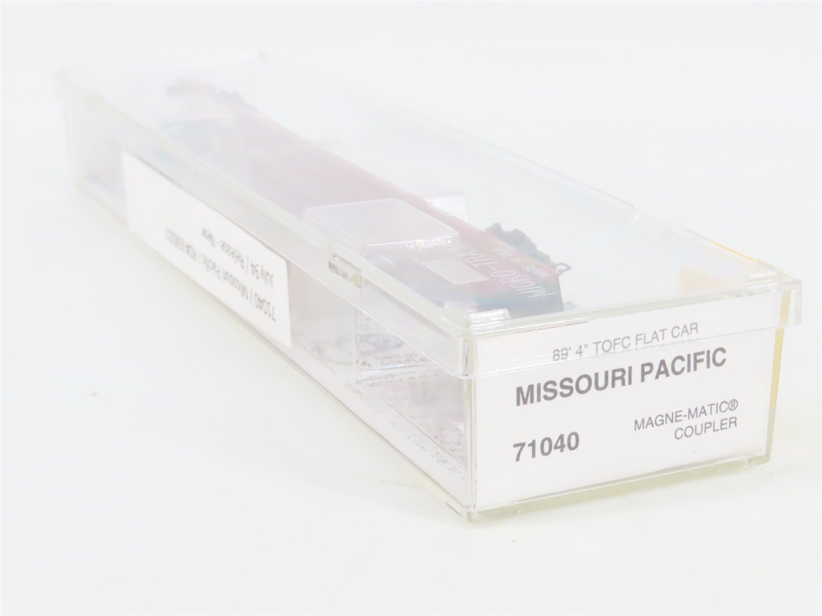 N Scale Micro-Trains 71040 MP Missouri Pacific 89' TOFC Flat Car 838201 RTR