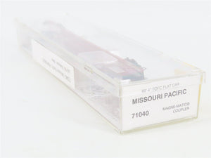 N Scale Micro-Trains 71040 MP Missouri Pacific 89' TOFC Flat Car 838201 RTR