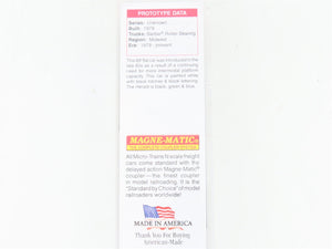 N Scale Micro-Trains 07100030 ERES Erie Western 89' Flat Car 280005 RTR
