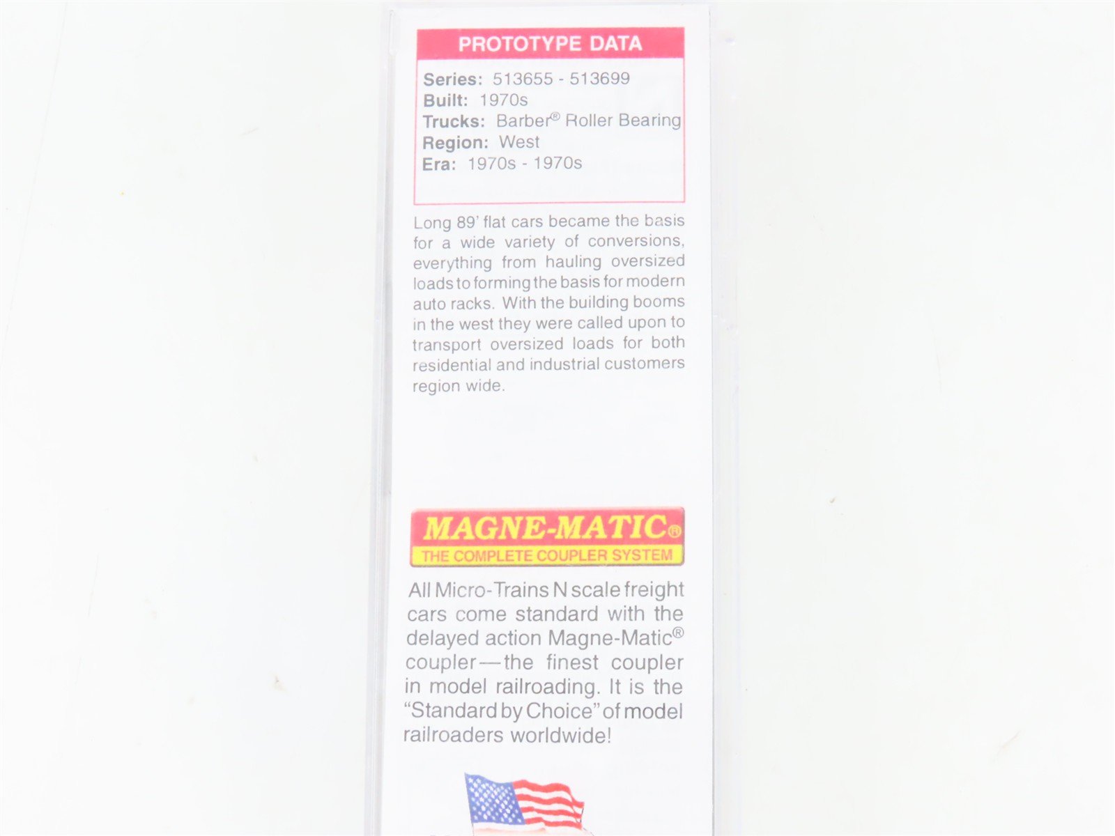 N Scale Micro-Trains 07100561 SP Southern Pacific 89' TOFC Flat Car 513655 RTR
