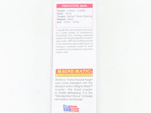 N Scale Micro-Trains 07100561 SP Southern Pacific 89' TOFC Flat Car 513655 RTR