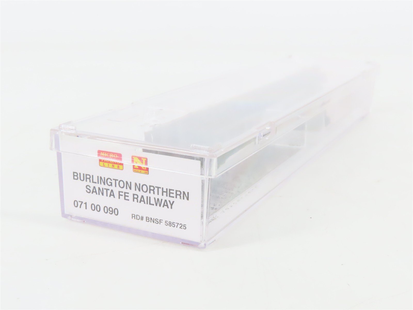 N Scale Micro-Trains 07100090 BNSF Railway 89' TOFC Flat Car 585725 RTR