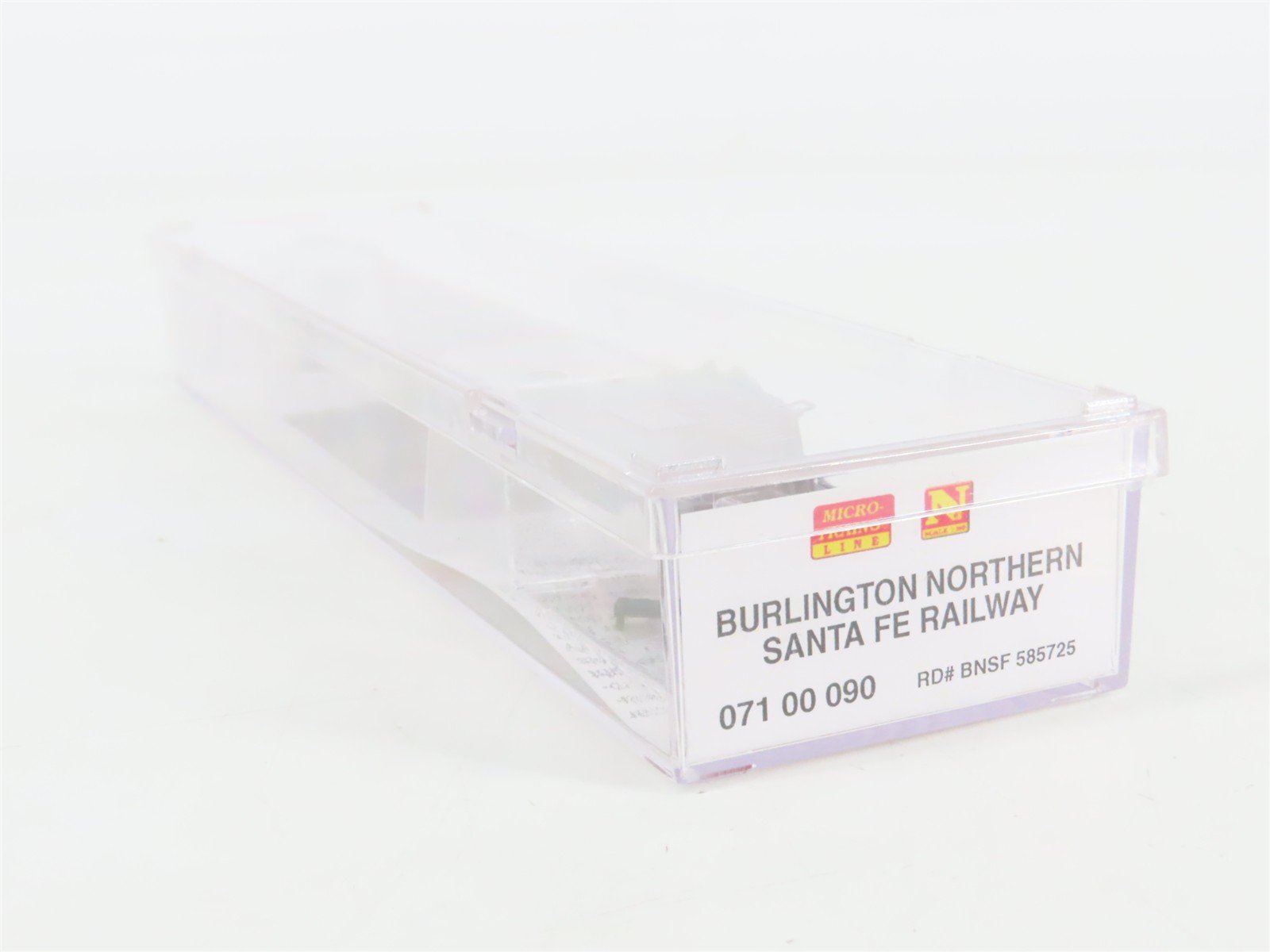 N Scale Micro-Trains 07100090 BNSF Railway 89' TOFC Flat Car 585725 RTR