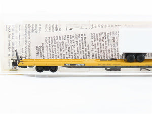 N Scale Micro-Trains 71524 TTX Trailer Train 89' TOFC Flat Car w/ Trailer RTR