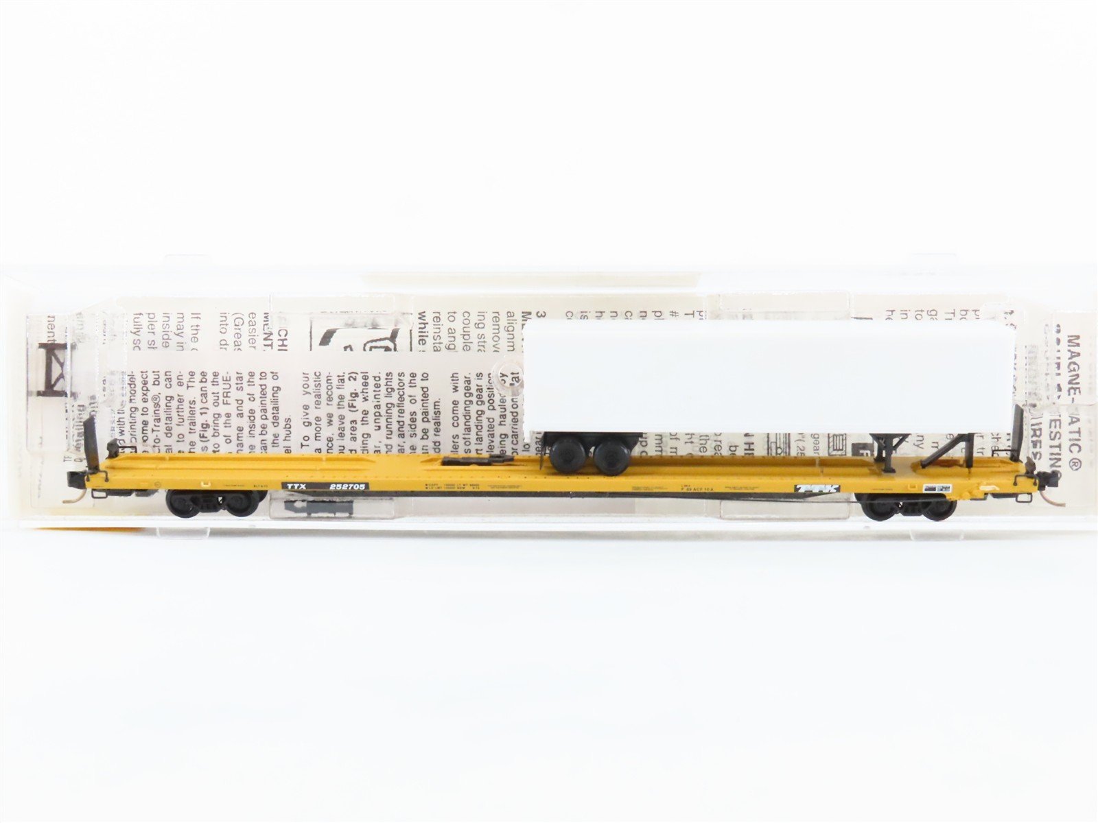 N Scale Micro-Trains 71524 TTX Trailer Train 89' Flat Car 252705 RTR