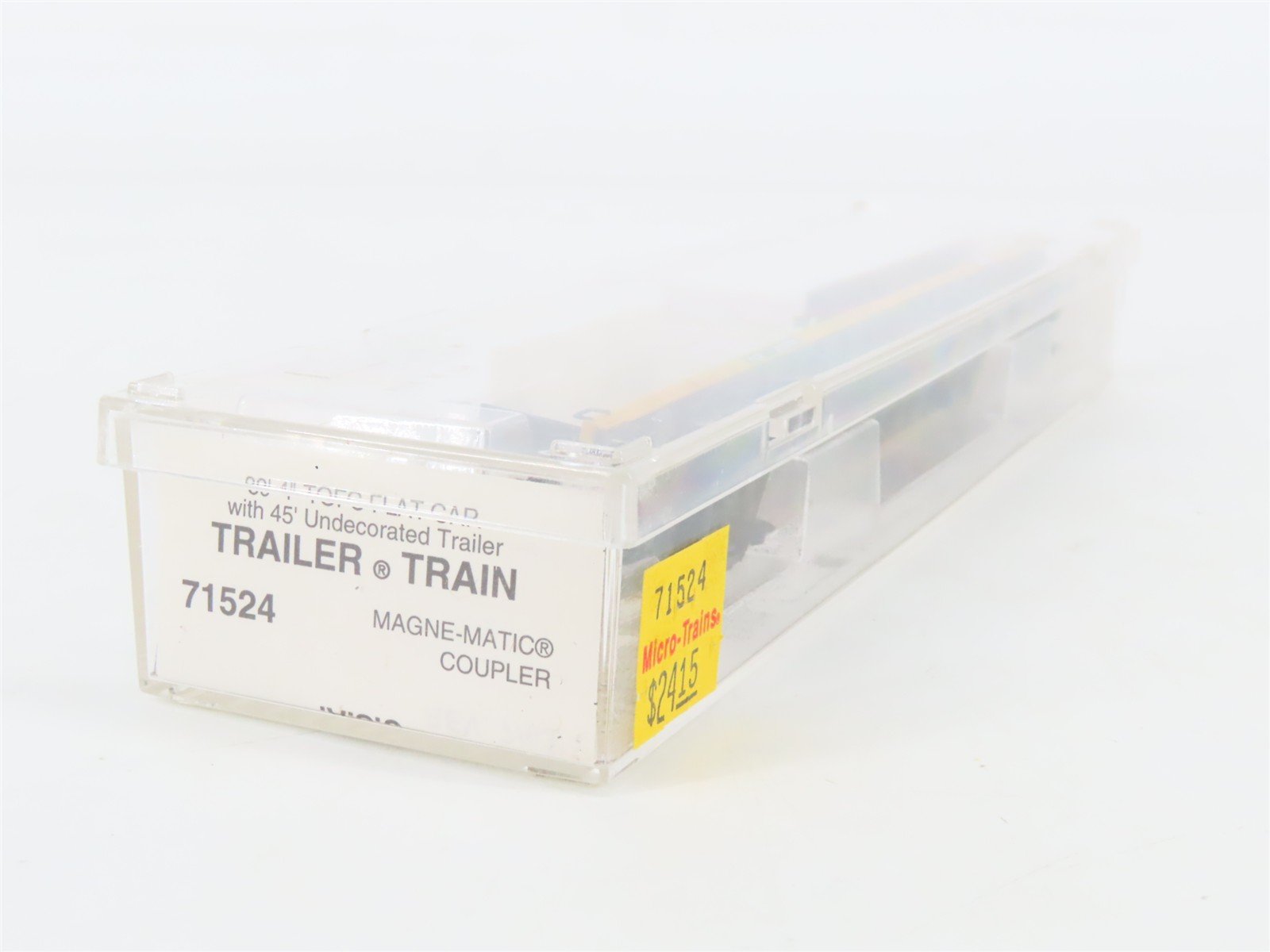 N Scale Micro-Trains 71524 TTX Trailer Train 89' Flat Car 252705 RTR