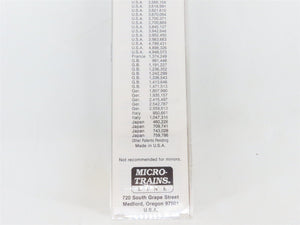 N Scale Micro-Trains 71014 TTX Trailer Train 89' Flat Car w/ 45' Van Trailer RTR