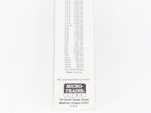 N Scale Micro-Trains 71014 TTAX Trailer Train 89' Flat Car 970255 RTR