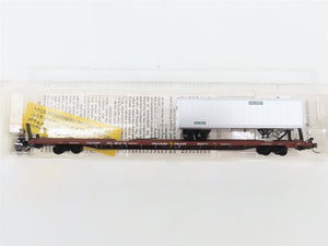 N Scale Micro-Trains 71013 TTAX Trailer Train 89' Flat Car 970257 RTR