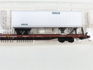 N Scale Micro-Trains 71013 TTAX Trailer Train 89' Flat Car 970257 RTR