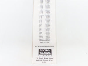 N Scale Micro-Trains 71013 TTAX Trailer Train 89' Flat Car 970257 RTR
