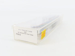 N Scale Micro-Trains 71013 TTAX Trailer Train 89' Flat Car 970257 RTR