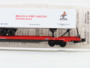 N Scale Micro-Trains 71023 DTI Detroit, Toledo & Ironton 89' Flat Car 90089 RTR