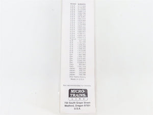 N Scale Micro-Trains 71023 DTI Detroit, Toledo & Ironton 89' Flat Car 90089 RTR