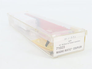 N Scale Micro-Trains 71023 DTI Detroit, Toledo & Ironton 89' Flat Car 90089 RTR