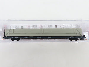 N Scale Micro-Trains 07100080 ARR Alaska Railroad 89' Flat Car 18519 RTR