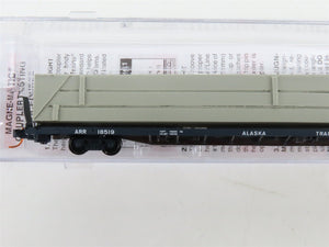 N Scale Micro-Trains 07100080 ARR Alaska Railroad 89' Flat Car 18519 RTR