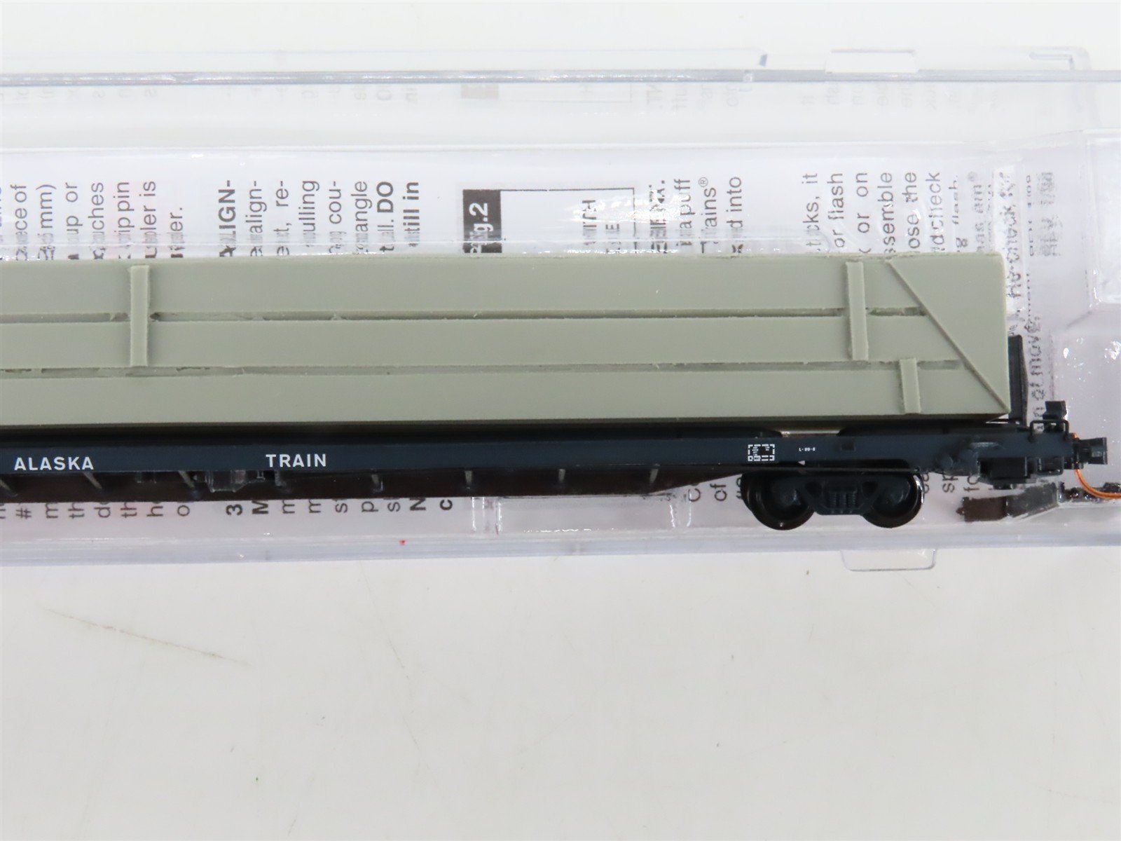 N Scale Micro-Trains 07100080 ARR Alaska Railroad 89' Flat Car 18519 RTR