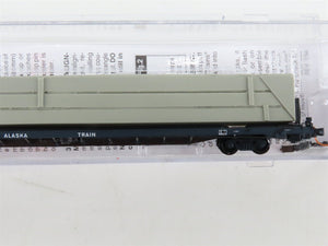 N Scale Micro-Trains 07100080 ARR Alaska Railroad 89' Flat Car 18519 RTR