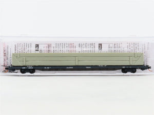 N Scale Micro-Trains 07100080 ARR Alaska Railroad 89' Flat Car 18519 RTR