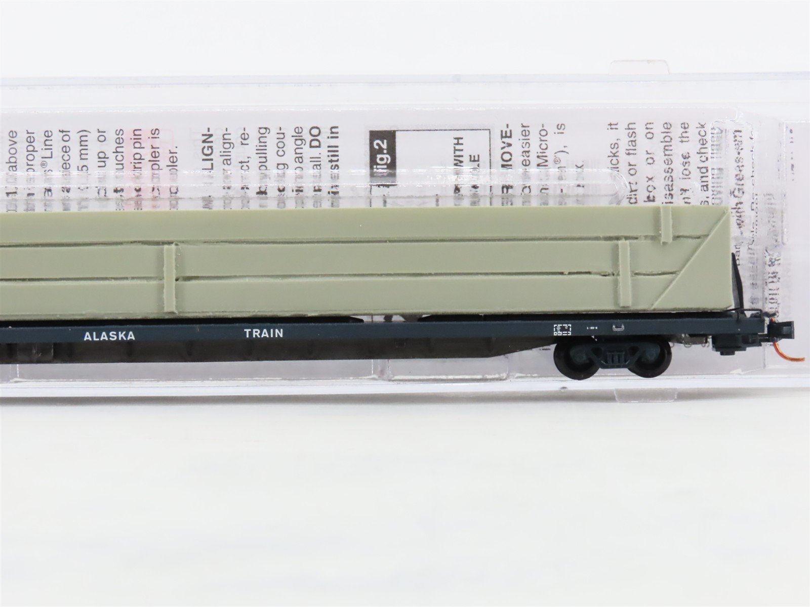 N Scale Micro-Trains 07100080 ARR Alaska Railroad 89' Flat Car 18519 RTR