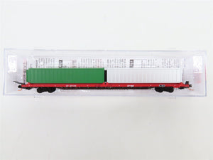 N Scale Micro-Trains 07200230 CP Canadian Pacific 89' Flat Car 521135 RTR