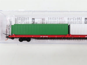N Scale Micro-Trains 07200230 CP Canadian Pacific 89' Flat Car 521135 RTR