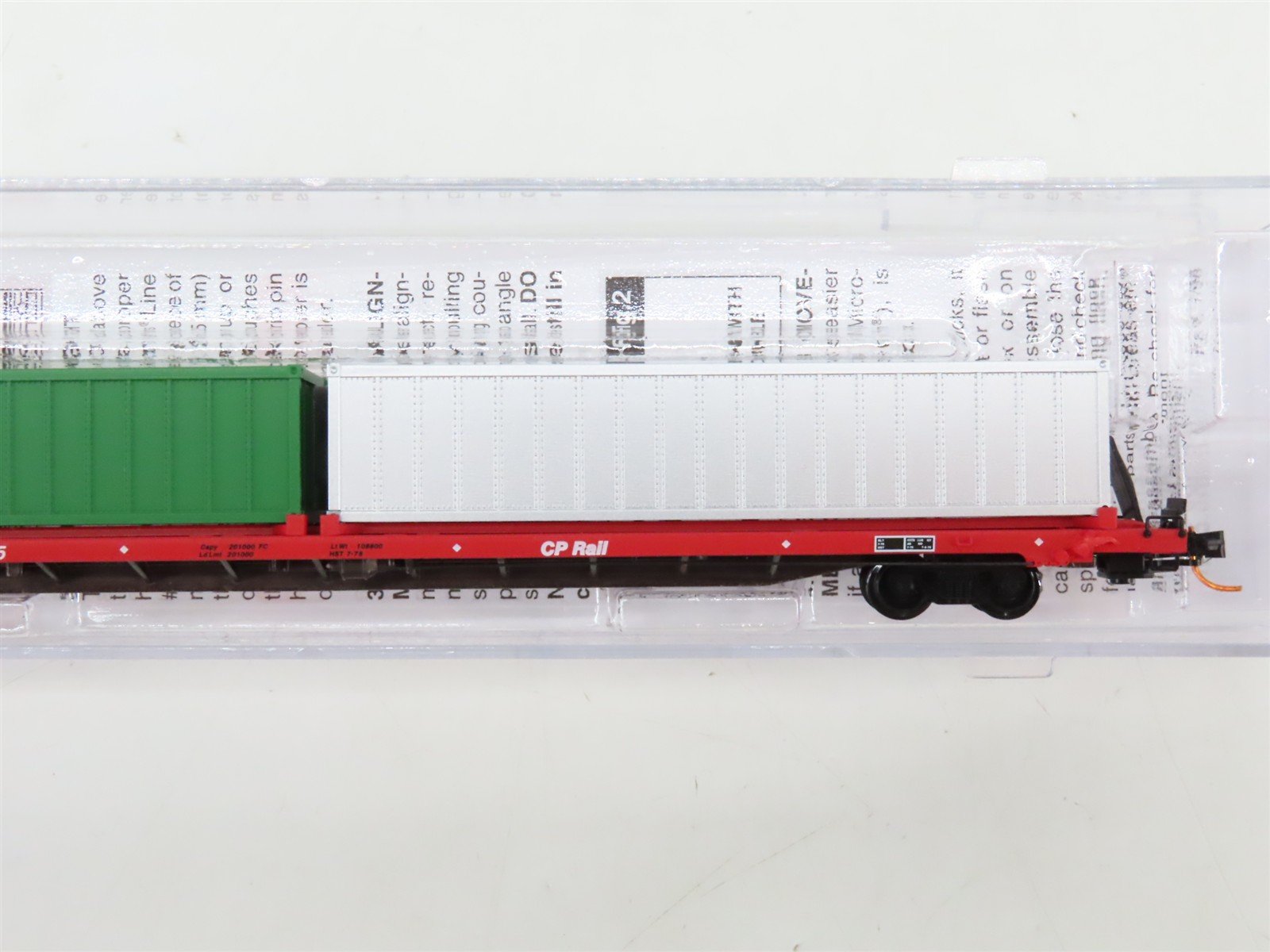 N Scale Micro-Trains 07200230 CP Canadian Pacific 89' Flat Car 521135 RTR
