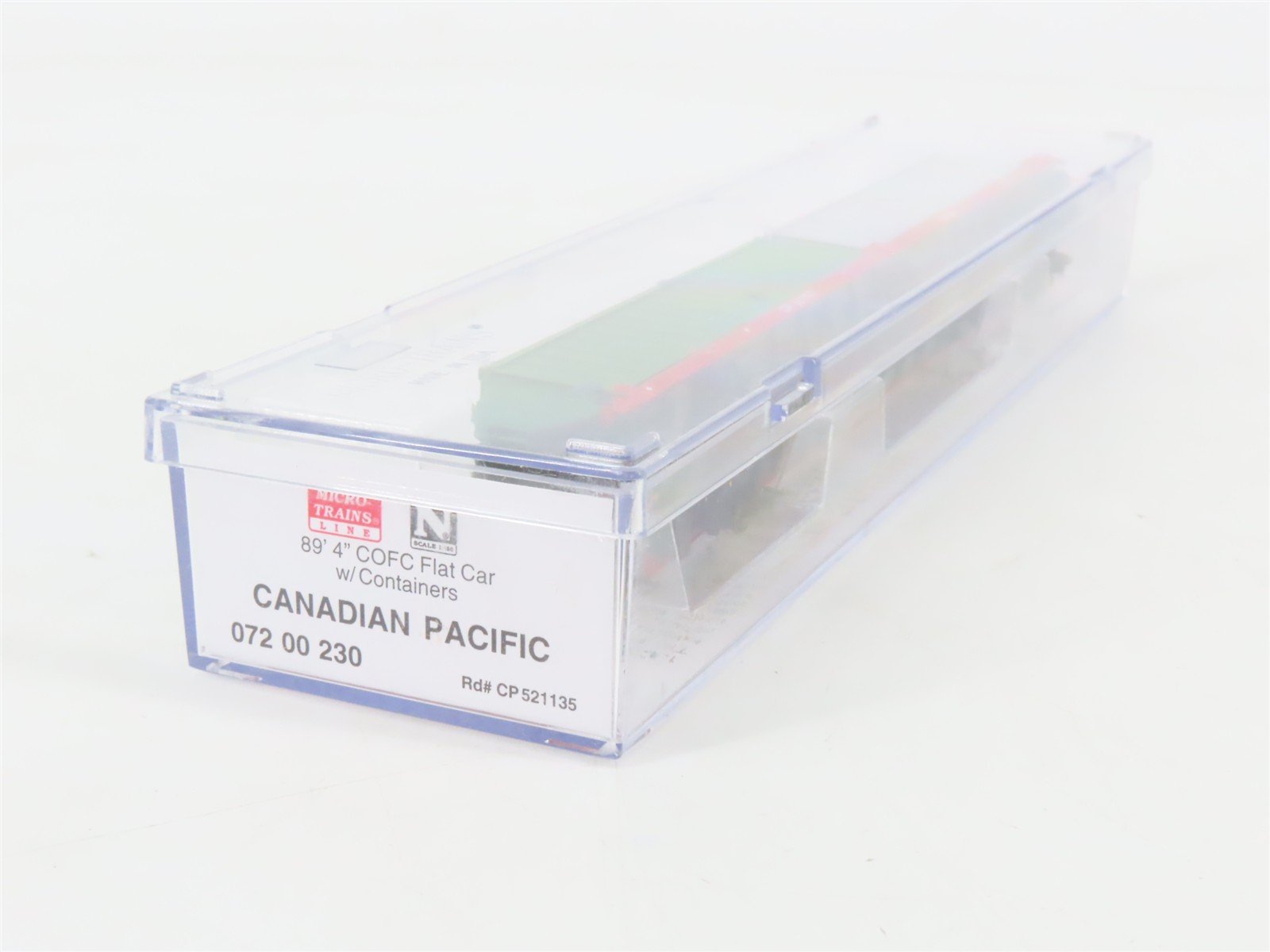 N Scale Micro-Trains 07200230 CP Canadian Pacific 89' Flat Car 521135 RTR